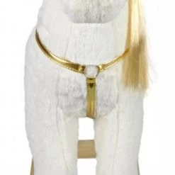 Infantastic GoodVibes - Hobbelpaard Voor Kinderen - Schommelpaard Unicorn - Stevige Constructie - Knuffelzacht Met Geluidseffecten - Gouden Eenhoorn -babygyms Winkel 304x840 1