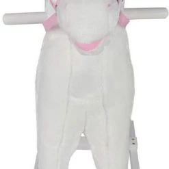 Infantastic Hobbelpaard - Hobbeldier - Schommelpaard - Vanaf 1 Jaar - Met Geluid - 74 X 30 X 64 Cm - Pluche - Roze -babygyms Winkel 318x840 1