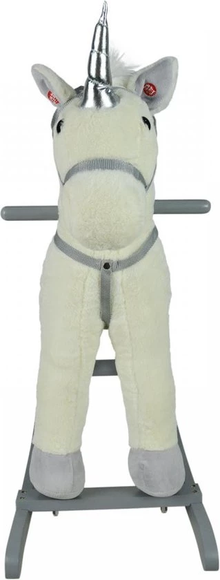Infantastic GoodVibes - Hobbelpaard Voor Kinderen - Schommelpaard Silver Unicorn - Stevige Constructie - Knuffelzacht Met Geluidseffecten - Zilveren Eenhoorn 10 Infantastic GoodVibes - Hobbelpaard Voor Kinderen - Schommelpaard Silver Unicorn - Stevige Constructie - Knuffelzacht Met Geluidseffecten - Zilveren Eenhoorn - Afbeelding 10