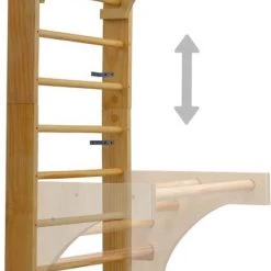 VidaXL Wandklimrek 80x55x220 Cm Hout 20 VidaXL Wandklimrek 80x55x220 Cm Hout -babygyms Winkel 426x840