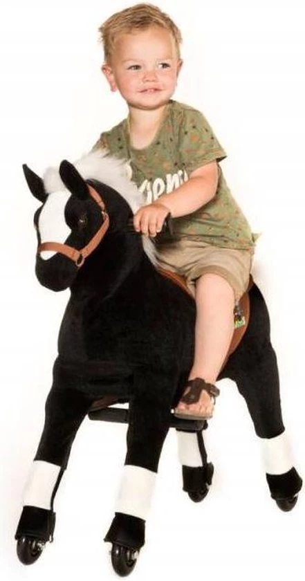 Animal Riding Paard Maharadscha Zwart Medium / Large - Rijdend Paardenspeelgoed - Paardenspeelgoed - Zadelhoogte 67 CM- Verstelbaar Pedaal 3 Standen - Afneembaar Zadel 6 Animal Riding Paard Maharadscha Zwart Medium / Large - Rijdend Paardenspeelgoed - Paardenspeelgoed - Zadelhoogte 67 CM- Verstelbaar Pedaal 3 Standen - Afneembaar Zadel - Afbeelding 6