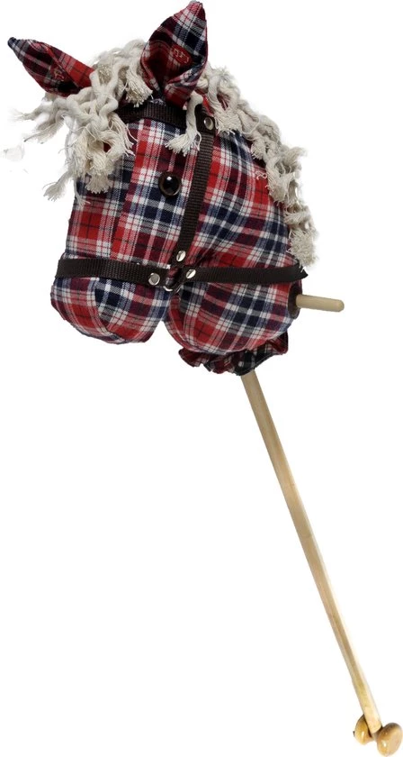 Angel Toys HOBBYHORSE WITH SOUND - TARTAN 1 Angel Toys HOBBYHORSE WITH SOUND - TARTAN