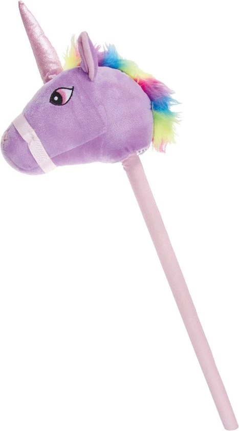 Merkloos Pluche Eenhoorn Stokpaardje Paars 80 Cm - Speelgoed Unicorn Stokpaardjes Met Regenboog Manen 1 Merkloos Pluche Eenhoorn Stokpaardje Paars 80 Cm - Speelgoed Unicorn Stokpaardjes Met Regenboog Manen