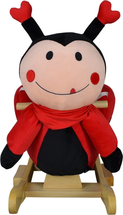 Infantastic GoodVibes - Hobbelpaard Voor Baby En Kind - Schommel Lieveheersbeest - Stevige Constructie - Knuffelzacht Met Geluidseffecten - Rood/Zwart Lieveheersbeestje 9 Infantastic GoodVibes - Hobbelpaard Voor Baby En Kind - Schommel Lieveheersbeest - Stevige Constructie - Knuffelzacht Met Geluidseffecten - Rood/Zwart Lieveheersbeestje - Afbeelding 9