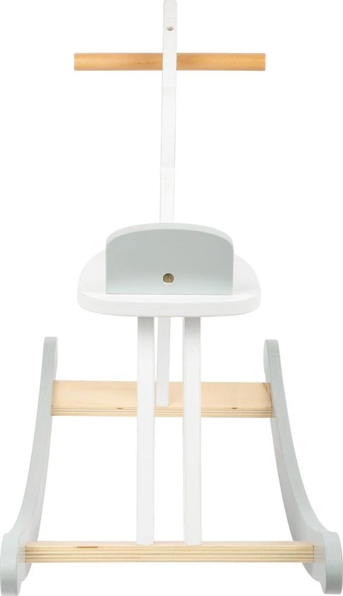 Merkloos Hobbelpaard Skandi Junior Hout 70 Cm Wit/grijs 2 Merkloos Hobbelpaard Skandi Junior Hout 70 Cm Wit/grijs - Afbeelding 2