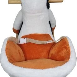 Playwood Pluche Hobbelkoe Schommel Koe Met Geluid Voorzien Van Veiligheidstuigje -babygyms Winkel 485x840
