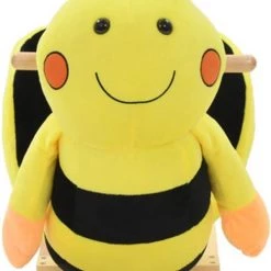 VidaXL Hobbeldier Hommel Met Rugleuning 60x32x57 Cm Pluche Geel 8 VidaXL Hobbeldier Hommel Met Rugleuning 60x32x57 Cm Pluche Geel -babygyms Winkel 502x840