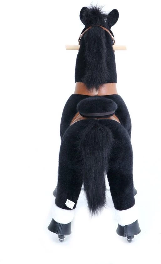 PonyCycle Zwart Met Witte Bles, Klein - U326 3 PonyCycle Zwart Met Witte Bles, Klein - U326 - Afbeelding 3