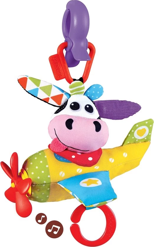 Yookidoo Activiteitsspeelgoed - One Size - Tap 'N' Play Musical Plane -Cow 1 Yookidoo Activiteitsspeelgoed - One Size - Tap 'N' Play Musical Plane -Cow