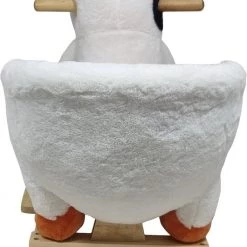 Playwood Pluche Hobbelkoe Schommel Koe Met Geluid Voorzien Van Veiligheidstuigje -babygyms Winkel 530x840