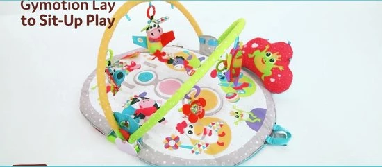 Yookidoo Baby Speelkleed Babysitter Gymotion Lay To Sit-Up Play Met Bogen 2 Yookidoo Baby Speelkleed Babysitter Gymotion Lay To Sit-Up Play Met Bogen - Afbeelding 2