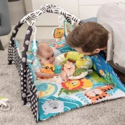 Lionelo Anika Plus Multicolor - Babygym - 2 In 1 Speelkleed - 5 Speelgoed -babygyms Winkel 550x309 21