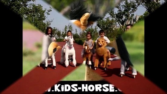 Kids-Horse Rijdend Speelgoed Paard - Melchoir TB-2007M - Bruin 2 Kids-Horse Rijdend Speelgoed Paard - Melchoir TB-2007M - Bruin - Afbeelding 2