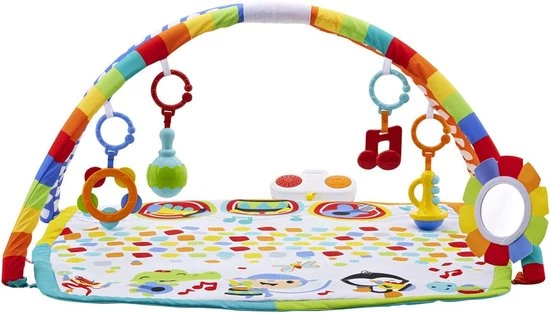 Babygym, Baby Cadeau - Jongen & Meisje, Dierenvriendjes Speelmat, Interactief Speelgoed – Multikleuren 4 Babygym, Baby Cadeau - Jongen & Meisje, Dierenvriendjes Speelmat, Interactief Speelgoed – Multikleuren - Afbeelding 4