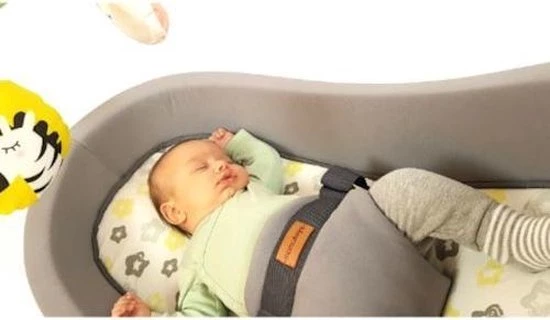 Mamatoyz Babygym - Loop 3-in-1 - Katoen/hout - 90 X 50 Cm - Grijs 4 Mamatoyz Babygym - Loop 3-in-1 - Katoen/hout - 90 X 50 Cm - Grijs - Afbeelding 4