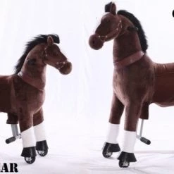 Kids-Horse Rijdend Speelgoed Paard - Balthazar TB-2009S - Donkerbruin -babygyms Winkel 550x327 1