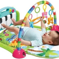 Babygym, Baby Cadeau - Jongen & Meisje, Dierenvriendjes Speelmat, Interactief Speelgoed – Multikleuren -babygyms Winkel 550x350 2