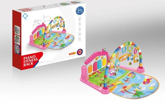 FDBW Baby Speelkleed – Vakantie | Interactief Speelkleed – Roze | Speelkleed Met Boog | Baby Speelmat Gym – 50x45x10cm 1 FDBW Baby Speelkleed – Vakantie | Interactief Speelkleed – Roze | Speelkleed Met Boog | Baby Speelmat Gym – 50x45x10cm