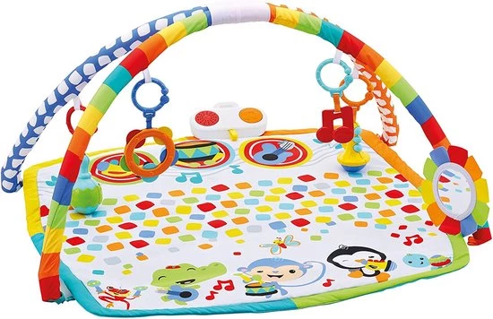 Babygym, Baby Cadeau - Jongen & Meisje, Dierenvriendjes Speelmat, Interactief Speelgoed – Multikleuren 1 Babygym, Baby Cadeau - Jongen & Meisje, Dierenvriendjes Speelmat, Interactief Speelgoed – Multikleuren