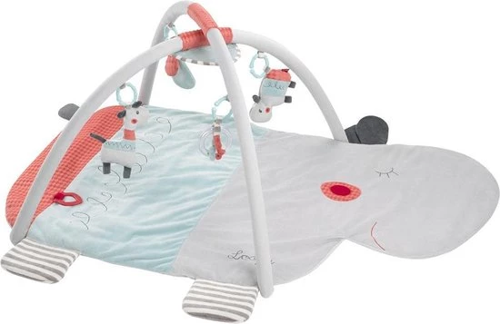 Fehn Activity Speelkleed Nijlpaard Lichtgrijs 110 Cm 1 Fehn Activity Speelkleed Nijlpaard Lichtgrijs 110 Cm