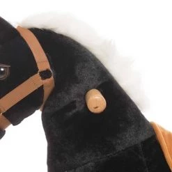 Animal Riding Paard Mararadscha Zwart XS / Mini Rijdend Paardenspeelgoed - Paardenspeelgoed - Zadelhoogte 44 CM - Verstelbaar Pedaal 3 Standen. Afneembaar Zadel. 5 Animal Riding Paard Mararadscha Zwart XS / Mini Rijdend Paardenspeelgoed - Paardenspeelgoed - Zadelhoogte 44 CM - Verstelbaar Pedaal 3 Standen. Afneembaar Zadel. -babygyms Winkel 550x362 4