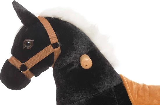 Animal Riding Paard Mararadscha Zwart XS / Mini Rijdend Paardenspeelgoed - Paardenspeelgoed - Zadelhoogte 44 CM - Verstelbaar Pedaal 3 Standen. Afneembaar Zadel. 3 Animal Riding Paard Mararadscha Zwart XS / Mini Rijdend Paardenspeelgoed - Paardenspeelgoed - Zadelhoogte 44 CM - Verstelbaar Pedaal 3 Standen. Afneembaar Zadel. - Afbeelding 3