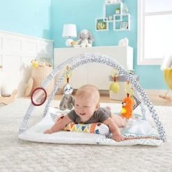 Fisher-Price Baby Gym - Speelmat Met 21 Zintuigelijke Ontdekkingsspeeltjes -babygyms Winkel 550x364