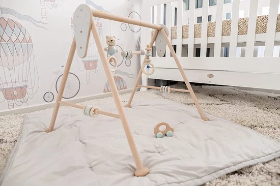 Babygym, Baby Cadeau - Jongen & Meisje, Dierenvriendjes Speelmat, Interactief Speelgoed - Multikleuren. 2 Babygym, Baby Cadeau - Jongen & Meisje, Dierenvriendjes Speelmat, Interactief Speelgoed - Multikleuren. - Afbeelding 2