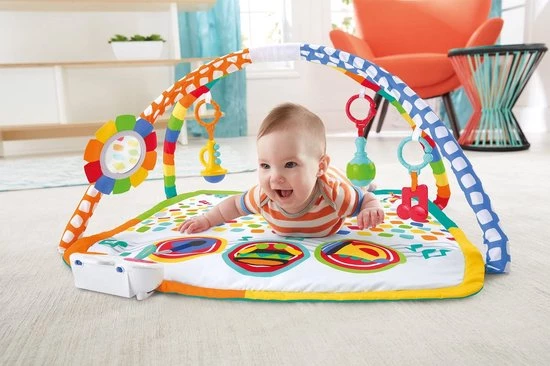 Babygym, Baby Cadeau - Jongen & Meisje, Dierenvriendjes Speelmat, Interactief Speelgoed – Multikleuren 2 Babygym, Baby Cadeau - Jongen & Meisje, Dierenvriendjes Speelmat, Interactief Speelgoed – Multikleuren - Afbeelding 2
