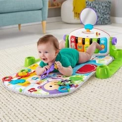 Babygym, Baby Cadeau - Jongen & Meisje, Dierenvriendjes Speelmat, Interactief Speelgoed - Multikleuren. -babygyms Winkel 550x366 140