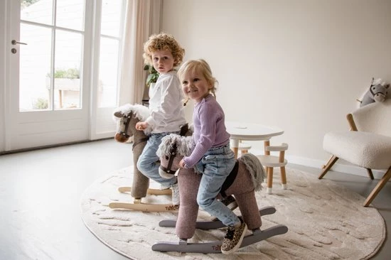 Tryco Milo Grijs Hobbelpaard 36m+ TR-120109 8 Tryco Milo Grijs Hobbelpaard 36m+ TR-120109 - Afbeelding 8