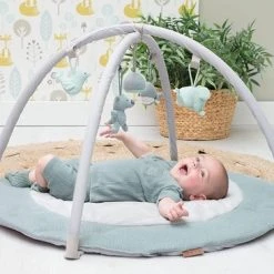 Baby's Only Rond Baby Speelkleed Met Boog - Baby Gym - Playmat - Speelmat - Stonegreen/Mint/Wit - 87 Cm - Gebreide Figuurtjes -babygyms Winkel 550x366 41