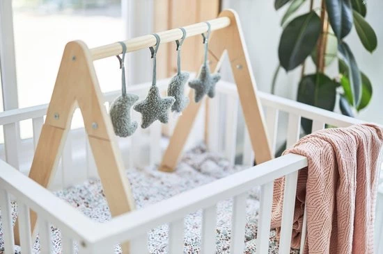 Jollein Babygym Speeltjes - Moon - Ash Green - 4 Stuks 8 Jollein Babygym Speeltjes - Moon - Ash Green - 4 Stuks - Afbeelding 8