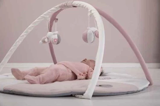 Nijntje Speelkleed Met Boog Pink Baby Rib 6 Nijntje Speelkleed Met Boog Pink Baby Rib - Afbeelding 6