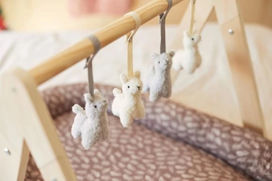 Jollein Babygym Speeltjes - Lama - 4 Stuks 3 Jollein Babygym Speeltjes - Lama - 4 Stuks - Afbeelding 3