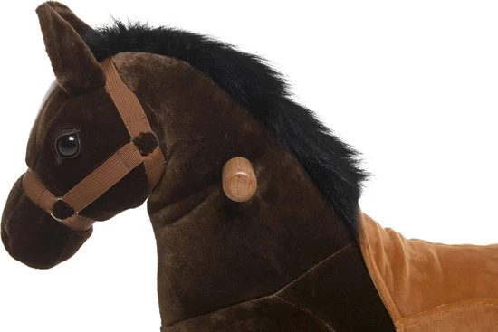 Animal Riding Paard Amadeus Bruin XS / Mini - Rijdend Paardenspeelgoed - Paardenspeelgoed - Zadelhoogte 44 CM - Verstelbaar Pedaal 3 Standen - Afneembaar Zadel. 3 Animal Riding Paard Amadeus Bruin XS / Mini - Rijdend Paardenspeelgoed - Paardenspeelgoed - Zadelhoogte 44 CM - Verstelbaar Pedaal 3 Standen - Afneembaar Zadel. - Afbeelding 3