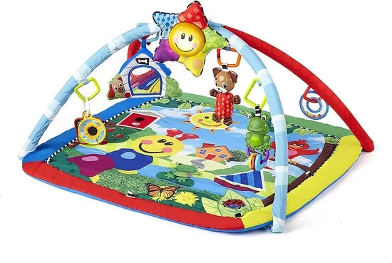 Babygym, Baby Cadeau - Jongen & Meisje, Dierenvriendjes Speelmat, Interactief Speelgoed – Multikleuren 1 Babygym, Baby Cadeau - Jongen & Meisje, Dierenvriendjes Speelmat, Interactief Speelgoed – Multikleuren