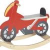 Goki Hobbelfiguur Rocking Motor Junior Rood 52 X 78 Cm