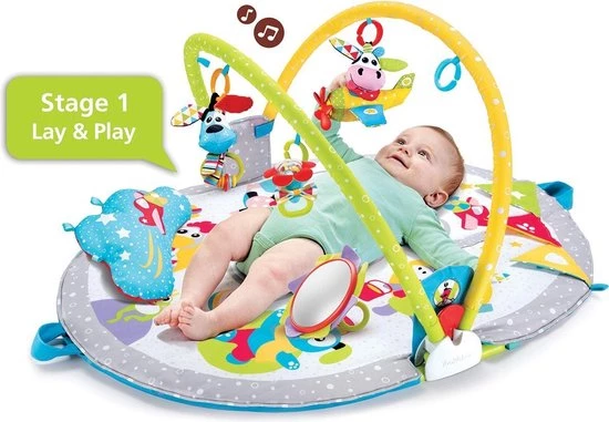 Yookidoo Baby Speelkleed Babysitter Gymotion Lay To Sit-Up Play Met Bogen 8 Yookidoo Baby Speelkleed Babysitter Gymotion Lay To Sit-Up Play Met Bogen - Afbeelding 8