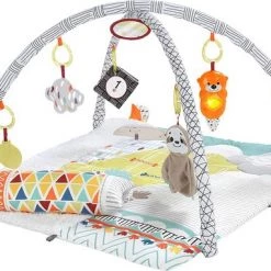 Babygym, Baby Cadeau - Jongen & Meisje, Dierenvriendjes Speelmat, Interactief Speelgoed – Multikleuren