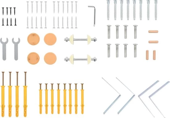 VidaXL Wandklimrek 80x55x220 Cm Hout 11 VidaXL Wandklimrek 80x55x220 Cm Hout - Afbeelding 11