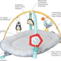 Babygym, Baby Cadeau - Jongen & Meisje, Dierenvriendjes Speelmat, Interactief Speelgoed – Multikleuren -babygyms Winkel 550x388 4