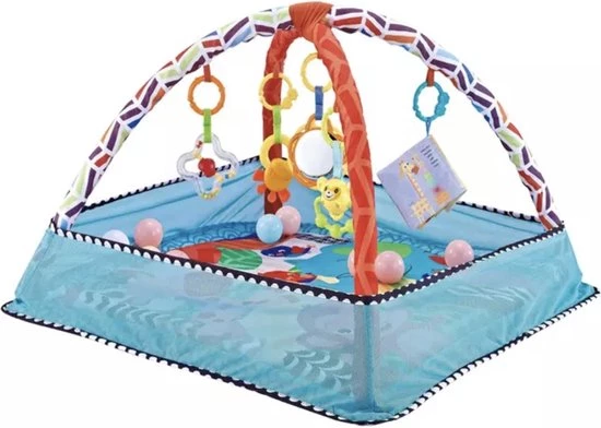 Easy Life Babygym - Speelkleed - Speeltapijt- Baby Speelgoed - Blauw 1 Easy Life Babygym - Speelkleed - Speeltapijt- Baby Speelgoed - Blauw