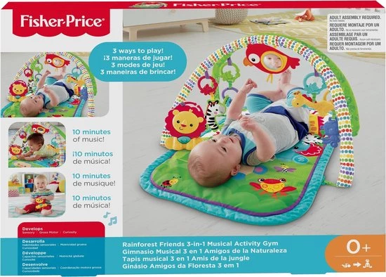 Fisher-Price Fisher Price 3-in-1 Muzikale Activiteiten Gym 8 Fisher-Price Fisher Price 3-in-1 Muzikale Activiteiten Gym - Afbeelding 8