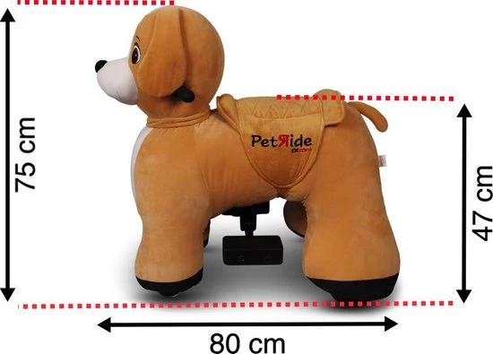 Petride By Rollzone Hond Elektrisch Rijdend Dier 8 Petride By Rollzone Hond Elektrisch Rijdend Dier - Afbeelding 8