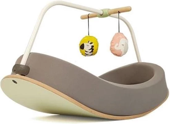 Mamatoyz Babygym - Loop 3-in-1 - Katoen/hout - 90 X 50 Cm - Grijs 7 Mamatoyz Babygym - Loop 3-in-1 - Katoen/hout - 90 X 50 Cm - Grijs - Afbeelding 7