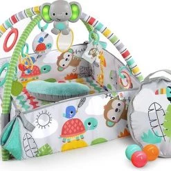 Babygym, Baby Cadeau - Jongen & Meisje, Dierenvriendjes Speelmat, Interactief Speelgoed – Multikleuren -babygyms Winkel 550x403 10