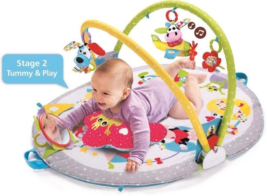 Yookidoo Baby Speelkleed Babysitter Gymotion Lay To Sit-Up Play Met Bogen 7 Yookidoo Baby Speelkleed Babysitter Gymotion Lay To Sit-Up Play Met Bogen - Afbeelding 7
