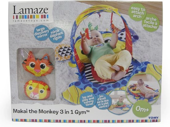 Merkloos Babygym Lamaze Makai Het Aapje Speelkleed - Baby Speelgym TOMY 8 Merkloos Babygym Lamaze Makai Het Aapje Speelkleed - Baby Speelgym TOMY - Afbeelding 8