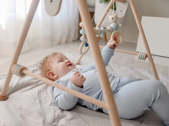 Babygym, Baby Cadeau - Jongen & Meisje, Dierenvriendjes Speelmat, Interactief Speelgoed - Multikleuren. 4 Babygym, Baby Cadeau - Jongen & Meisje, Dierenvriendjes Speelmat, Interactief Speelgoed - Multikleuren. - Afbeelding 4